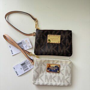Michael Kors Jet Set Wristlet set of two NWT